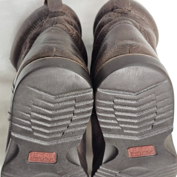 Wolverine 1883 Brown Leather Moc Toe Chukka Boots Shoes W05195 Men's Size 7.5M - Picture 10 of 12